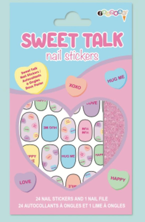 SWEET TALK NAIL STICKERS AND NAIL FILE SET