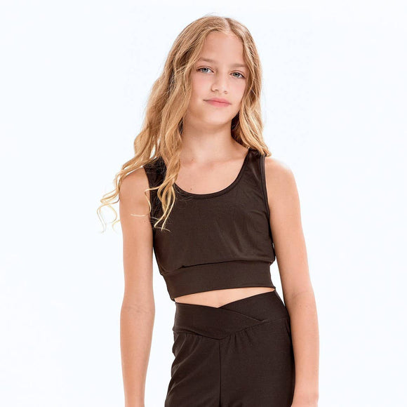 Sleeveless Crop Tank Top