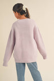 Long Lined Chunky Jumper Top Trendy SWEATER KT2210LV (7-14)