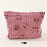 Corduroy Smile Cosmetic Bag