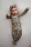 Leopard Knotted Gown