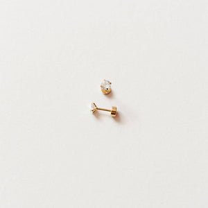 Small Diamond Earrings