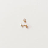 Small Diamond Earrings