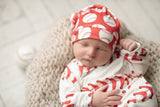 Baseball Baby Gown and Hat