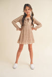 CRINKLE WOVEN DRESS  (7-12 S-XL)