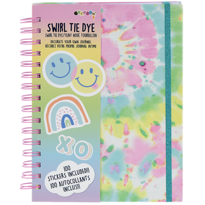 SWIRL TIE DYE DECORATE YOUR OWN JOURNAL