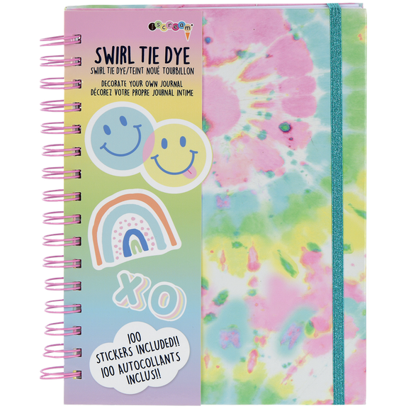 SWIRL TIE DYE DECORATE YOUR OWN JOURNAL