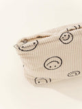 Corduroy Smile Cosmetic Bag