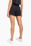 Highwaist Athleisure Split Shorts: BLUE