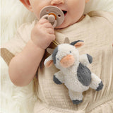 Bitzy Pal Natural Rubber Pacifier & Stuffed Animal