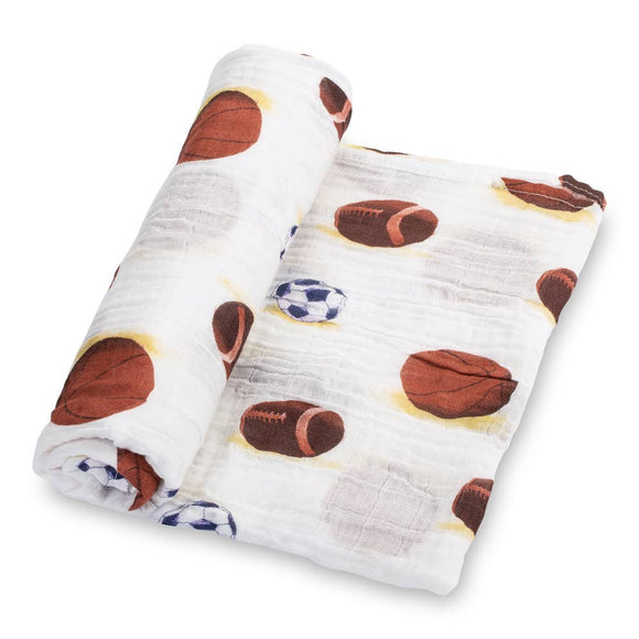 Go Sports! Baby Swaddle Blanket