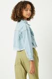 Carrie Cut Off Denim Jacket