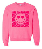 Smiley Heart Valentines Sweatshirt