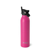 Hot Pink Flip + Sip Water Bottle - 20oz