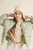 TWEEN KIDS GIRLS QUILTED JACKET (7-14)