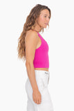 Venice Racerback Active Top: BERRY