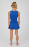 Girls Tank, Charm Pleated Skort, and Headband - 3 PCS Set