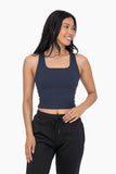 Venice Racerback Active Top: BLACK