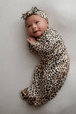 Leopard Knotted Gown