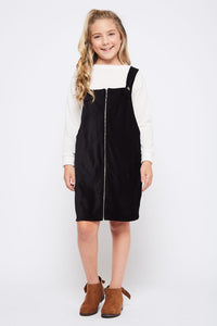 Zip Front Jumper Dress (Tween)