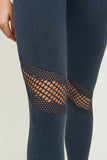 Slanted Wraparound Perforated Seamless Leggings