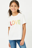 LOVE Flocked T-Shirt (Tween)