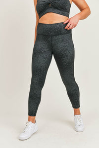 CURVY Flake Foil Highwaist Leggings