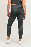 CURVY Flake Foil Highwaist Leggings