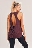 Open Overlay Back Tank Top