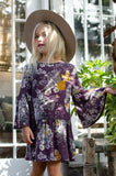 Floral Bell Sleeve Dress (Tween)