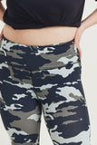 CURVY Jungle Camo Highwaist Leggings (Adult)