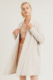 Longline Open-Front Cardigan