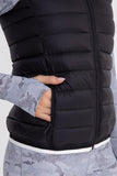 Mock Neck Padded Puffer Vest