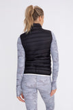 Mock Neck Padded Puffer Vest