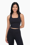 Venice Racerback Active Top: BLACK