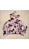 Tie Dye and Splatter Peekaboo Hoodie