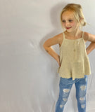 Peplum Ribbed Tank