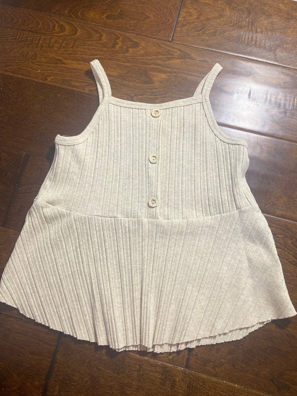 Peplum Ribbed Tank