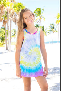 Tofi Tie Dye Coverup Dress (Tween)