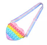 Pop It Pastel Rainbow Heart Handbag (Tween)