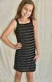 Delilah Velvet Stripe Dress