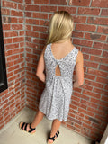 Tie Back Pocket Dress