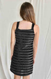 Delilah Velvet Stripe Dress